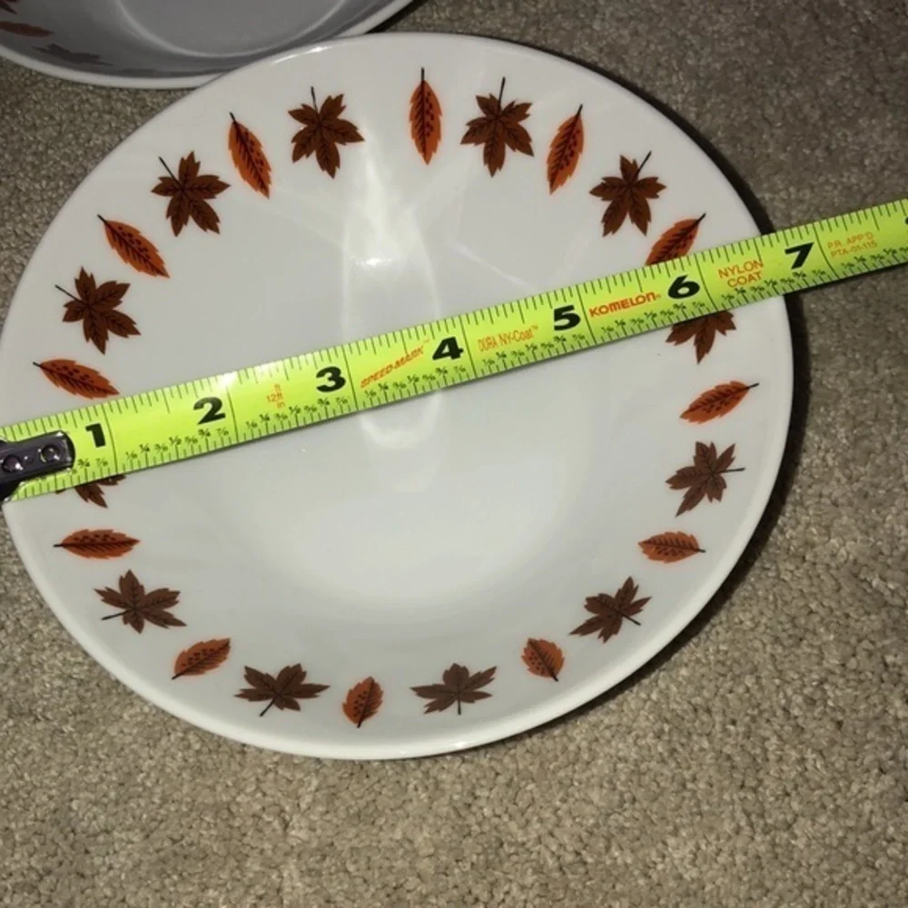 Vintage Harmony House Fine China Japan Bowl‎ Set (8) Leaf Fall Thanksgiving